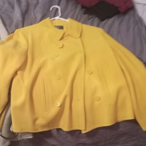 Ralph Lauren Yellow Pea Coat